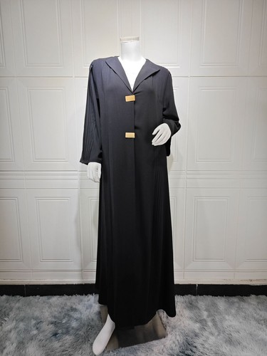 Dubai Turquía Mujeres Marroquí Caftán Vestido Largo Musulmán Abaya Modesto Cárdigan Abrigo - Imagen 25 de 26