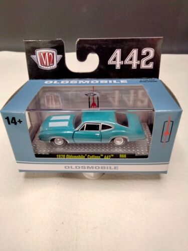 Old School Detroit Muscle 1970 Olds Cutlass 442  M2 Machines 1/64 scale - Picture 1 of 1