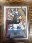 2025 Topps Chrome Football Jaxson Dart RC Auto On Card