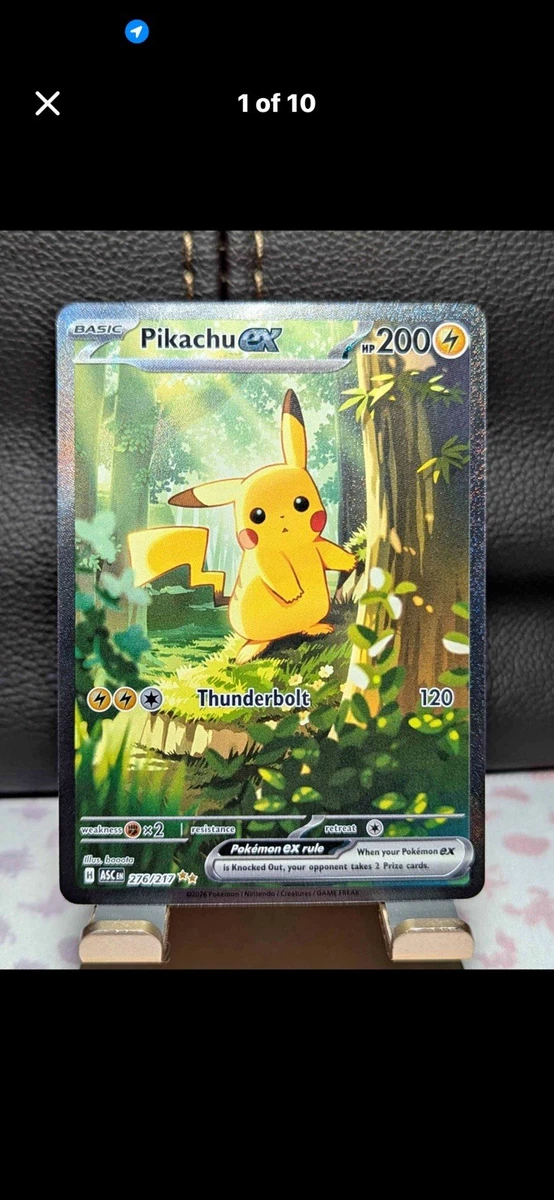 Pokémon TCG Grade 10 Pikachu Individual Collectible Card Game