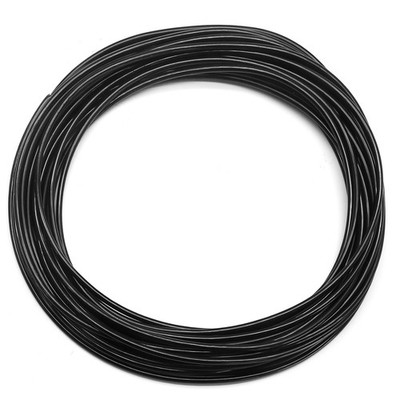 Biaungdo 1/8'' OD Pneumatic Tubing Pipe, Black PU Air Brake OD, 