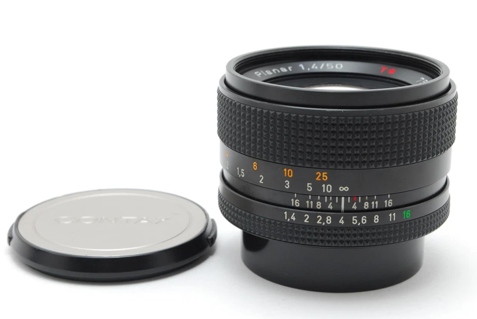 [COMO NUEVO] Lente Contax Carl Zeiss Planar T* 50 mm F/1,4 montaje CY MMJ de JAPÓN Foto 2 de 4