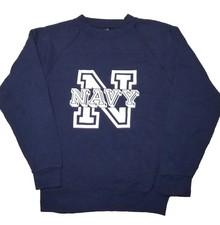Vintage United States Navy Sweatshirt USA MADE 90s Military Soffe Sweats Sz L