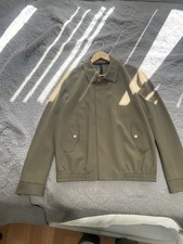 Harris Wharf London Bomber Jacket Blue Textured Wool Italy — listing 4