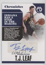 2017-18 Panini Chronicles Auto Blue 59/99 TJ Leaf #CA-TJL Auto 0g48