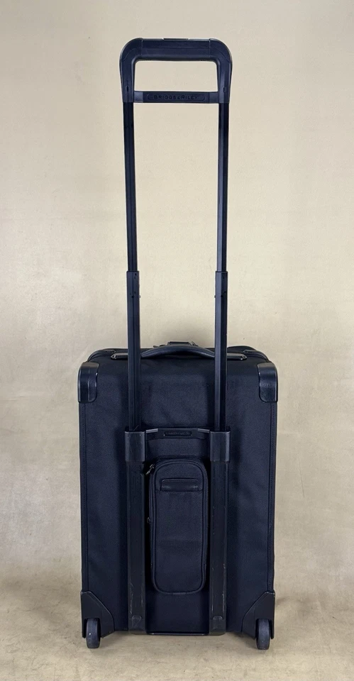 Briggs & Riley Baseline U122CX Expandable Upright Domestic CarryOn Luggage Black - Image 4 of 4