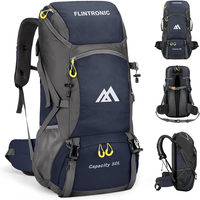 Wanderrucksack 50L Outdoor Trekkingrucksack Damen Herren Wasserdicht Leicht