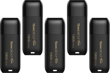 C175 128GB 5 Pack USB 3.2 Gen 1 USB 3.1/3.0 Read 100MB/s Flash Thumb Drive, Ex