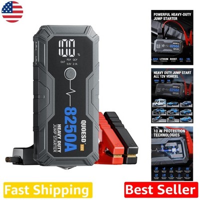 All Gas/Diesel 8250A Jump Starter, 60W Power Bank, 24- Standby,  Approved