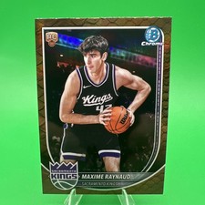 2025-26 Bowman Basketball CHROME Reptilian Refractor BCV-43 Maxime Raynaud, RC
