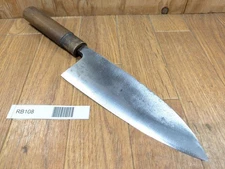 DAMAGED Japanese Chef's Kitchen Knife DEBA Vintage from Japan 180/330mm RB108