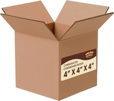 25 4x4x4 Cardboard Paper Boxes Mailing Packing Shipping Box Corrugated Carton