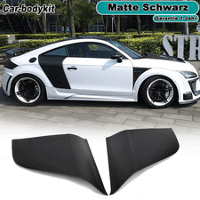 Matt Schwarz Seitenteil Side Blades Seitenteile für Audi TT TTS TTRS 2007-2014