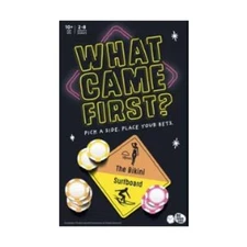 Big Potato Party Game What Came First? Box VG+/EX