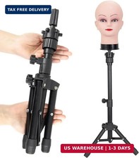 ZQIAN BEAUTY 25 Inch Wig Stand Tripod, Adjustable Mannequin Head Stand, Wig Head