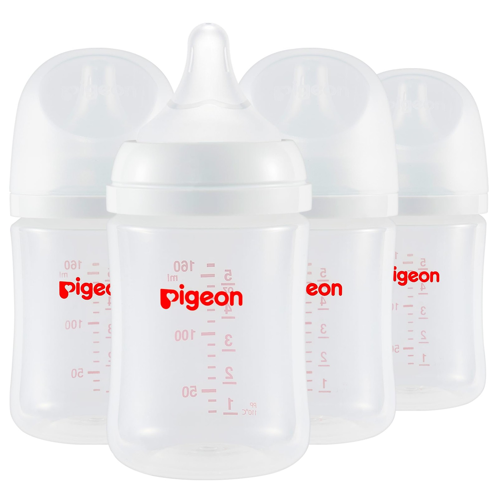 Pigeon PP Nursing Bottle Wide Neck, Anti-Colic, Streamlined 