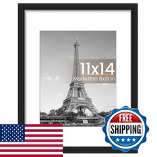 upsimples 11x14 Picture Frame Black Photo Frame 1 Pack
