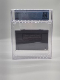 Super Mario World (SNES, 1991) CGC 7.0 Graded Cart Not WATA, PSA, VGA