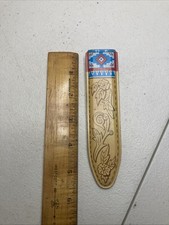 VINTAGE TIN LITHO OHIO ART KNIFE SHEATH 1960 FOR RUBBER CHILDS TOY-M
