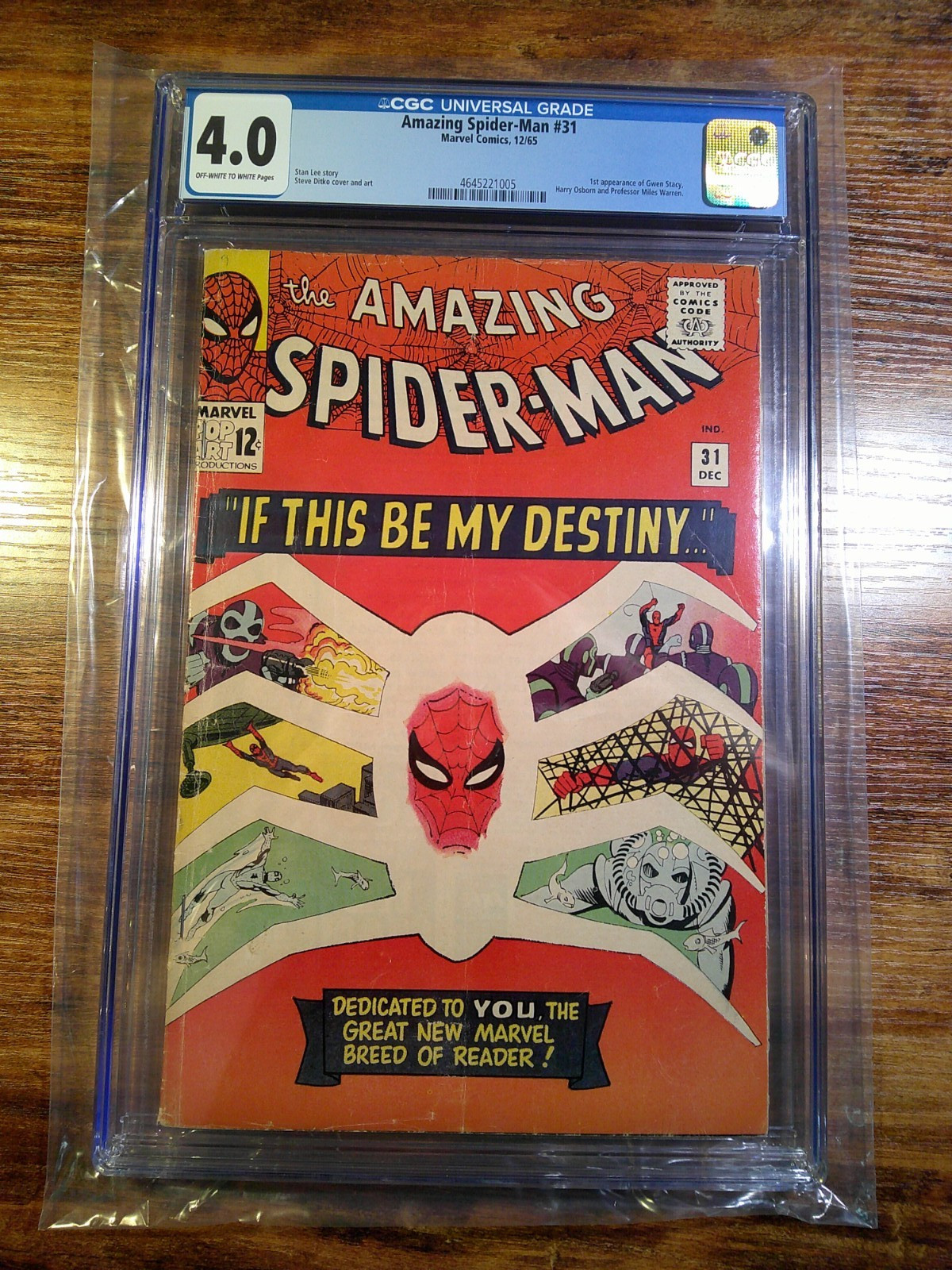 アメコミリーフ Amazing Spider-Man #31 CGC 2.5 Amazing Spider-Man