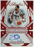 /15 Carlos Boozer Auto 2023-24 Flawless Draft Gem Signatures Autograph Ruby SP