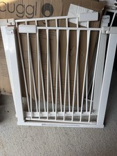 Cuggl Stair Gate Safety Barrier Adjustable Width, White