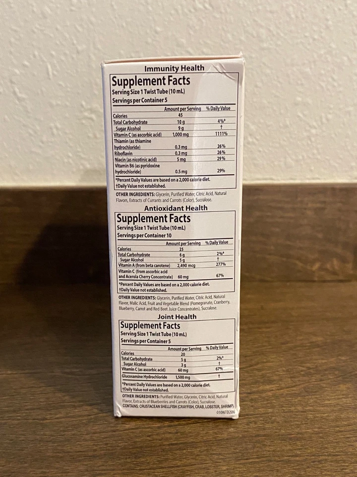 Nutrilite Twist Tubes 2GO Variety Pack-Múltiples Sabores 20 Tubos para Añadir al Agua Foto 2 de 2