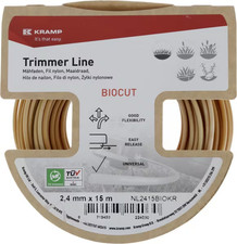 Strimmer Line Cord Round Biocut 2.4mm / 15m Stihl Echo Husqvarna NL2415BIOKR 0.67 per metre
