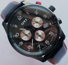 Volkswagen GTi Golf Rabbit R32 Motorsport Racing Car Accessory Chronograph Watch