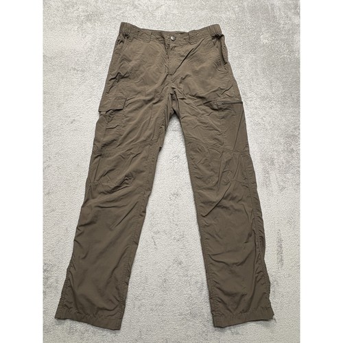 Columbia Omni-Shade Pants Mens 32x32 Cargo Hiking Outdoor Nylon Zip Pockets