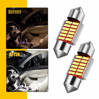 AUXITO LED Light Festoon Bulbs Dome/Map/Trunk 31MM DE3175 White Extremely Bright