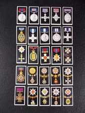 The Greys Cigarette Cards British Orders of Chivalry & Valour 1936 Complete Set
