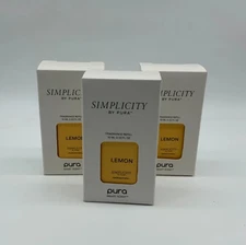 PURA Smart Device Refill Cartridges 3-Pack | Lemon Essential Oil 10mL