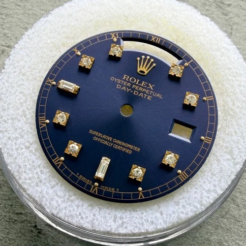 Rolex Oyster Perpetual Day Date President 18038 18238 - Blue Dial - Diamond dial