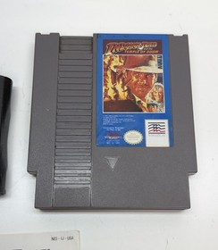 Indiana Jones and the Temple of Doom Nintendo NES Mindscape Complete, CIB, USA