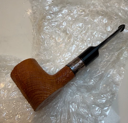 Ashton OldChurch X Billiard Silver Band Smoking Pipe - NEW