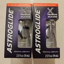 Astroglide X Silicone Premium Personal Lubricant Uber Long-Lasting Silky Sex X2