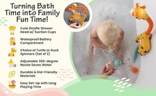 Bathtub swimming Toys with Giraffe Shower Head
