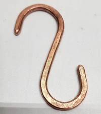 Solid Copper S Hooks โ Hand Hammered, 3.5 Inch, 40 lb Capacity, Made in USA