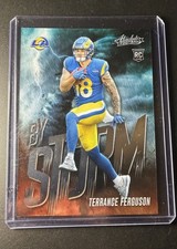 2025 Panini Absolute By Storm Terrance Ferguson Rookie #15 Rams Football Card