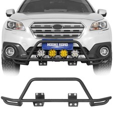 Front Bumper Rally Tubular Bull Bar Guard Steel Fit Subaru Outback 2015-2019