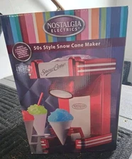 Nostalgia Electrics 50's Style Snow Cone Maker Red