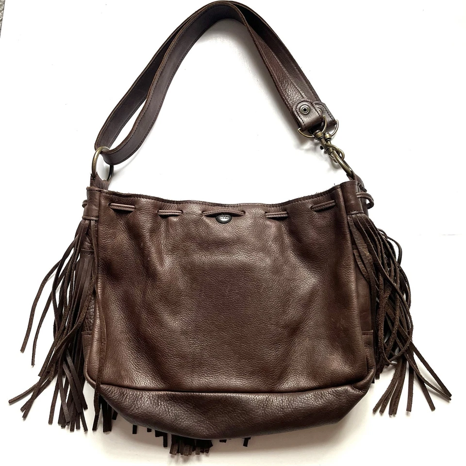 Bolso con flecos ecuestres Stacy and Laurie Mcfadin de dos barras West Foto 2 de 4