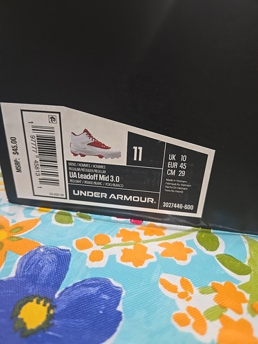 2025 Under Armour Men's UA Leadoff Mid RM 3.0 Baseball/Softball Molded Cleats - Bild 9 von 9