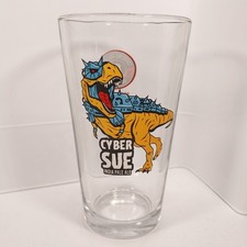 Cyber Sue IPA Toppling Goliath Field Museum Pint Beer Glass Pale Ale Dinosaur