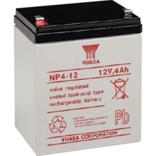 10 Pack Yuasa 12V 4AH SLA Battery for Casil Ca1240 Alarm Control 06/11/2025