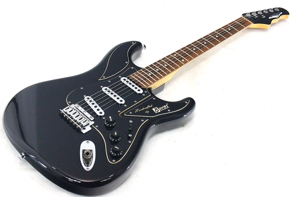 Burns LONDON Cobra DX Black Stratocaster 22f Tri-Sonic Vintage Rare Guitar Japan - Image 2 of 4