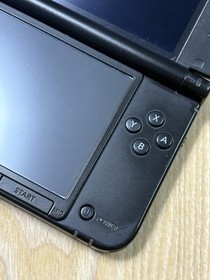 Nintendo 3DS LL Blue Black Console Stylus New Analog Stick FW 11.17 Japan