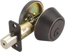 791665 Pro Series, Single Cylinder Deadbolt with Latch, Oil Rubbed
