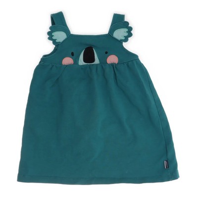 Jako-O, Latzkleid, Größe: 92/98, Blau, Baumwolle/Elasthan, Print, Mädchen #jWE